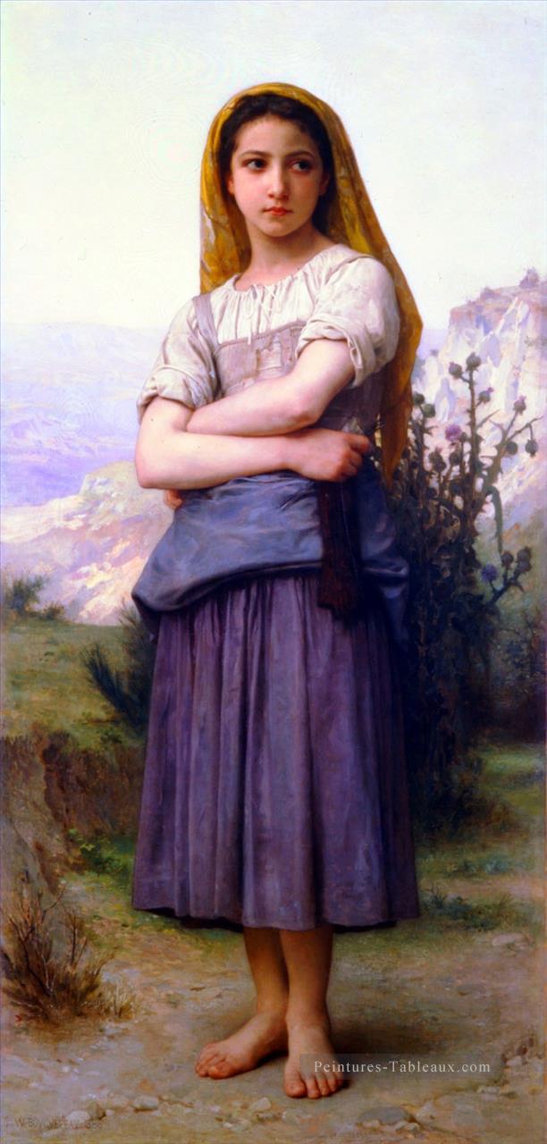 Bergère 1886 réalisme William Adolphe Bouguereau Peintures à l'huile